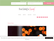 Tablet Screenshot of fromcalculustocupcakes.com
